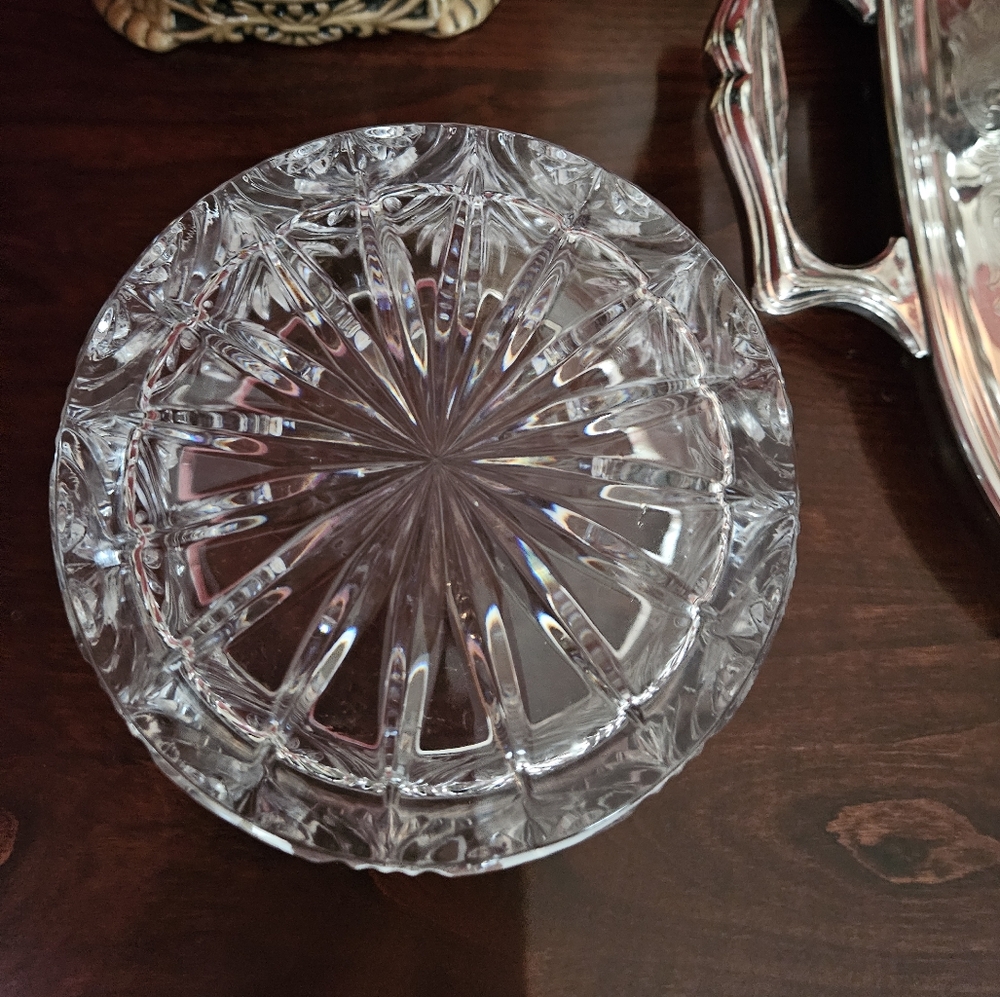 Crystal Candy Dish Heavy Weight - Picture 3 of 6